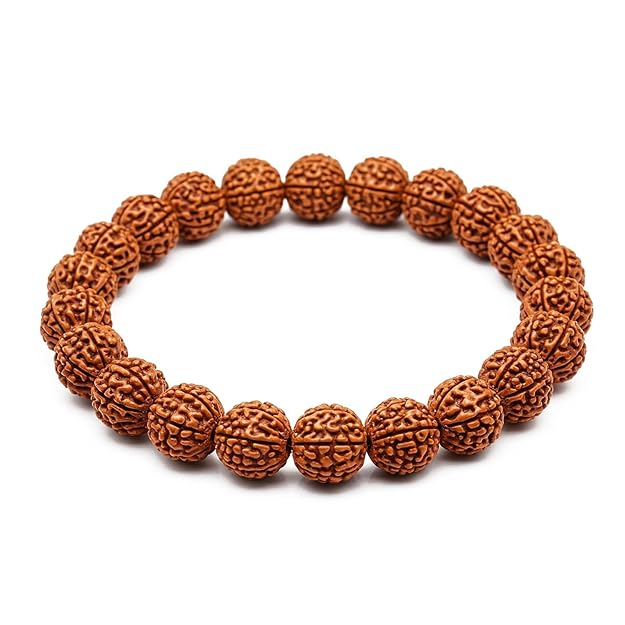 5 Mukhi Rudraksha Bracelet – For Peace, Focus & Spiritual Growth-Lab Certified