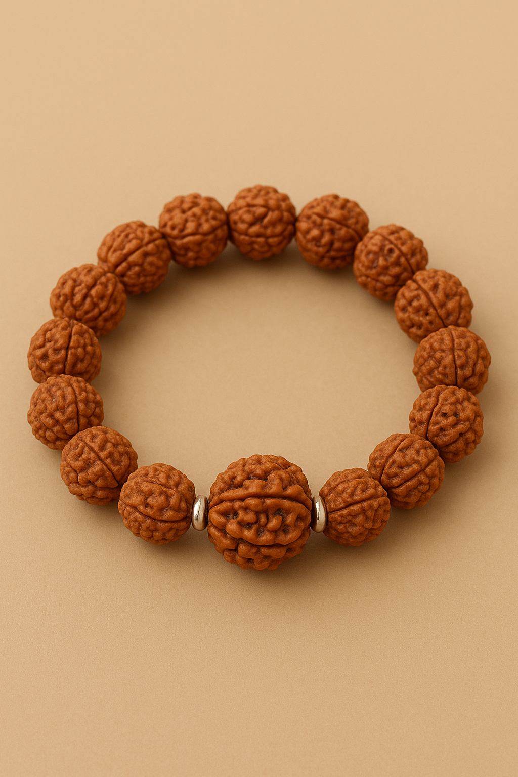 7 Mukhi Rudraksha Bracelet – For Wealth, Positivity & Inner Strength-Lab Certified