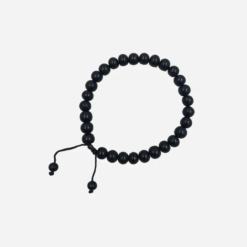 Karungali Bracelet – Natural Black Ebony Wood Healing Energy Wrist Mala-6mm