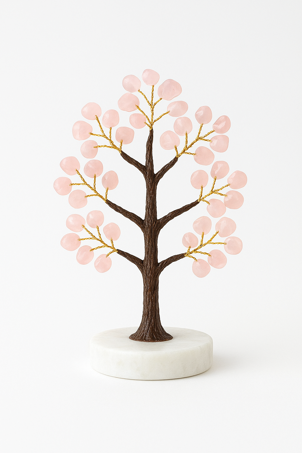 Rose Quartz Crystal Tree | Natural Healing Crystal for Love & Positive Energy