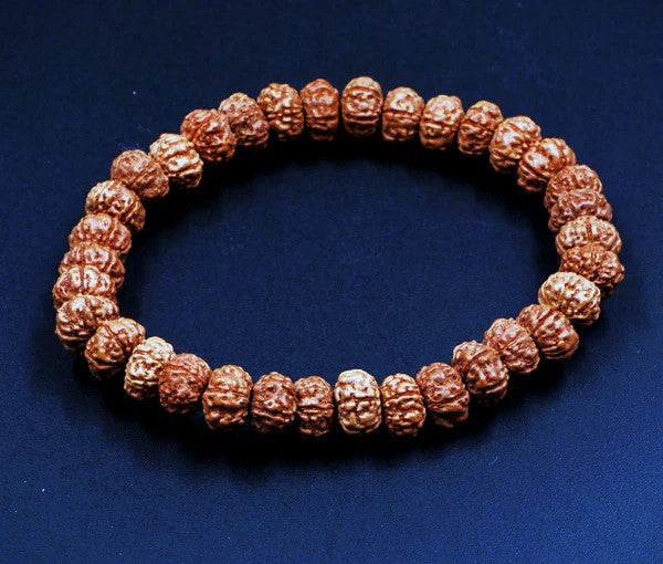 6 Mukhi Rudraksha Bracelet (Lab Certified) for Courage & Success