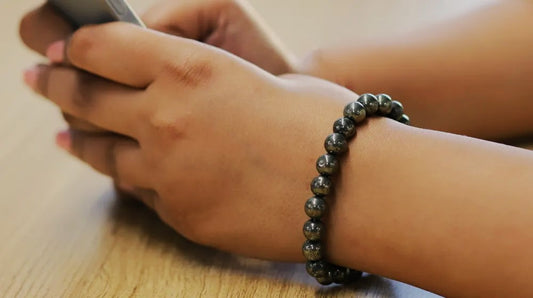 Pyrite Bracelet for Wealth, Confidence & Protection