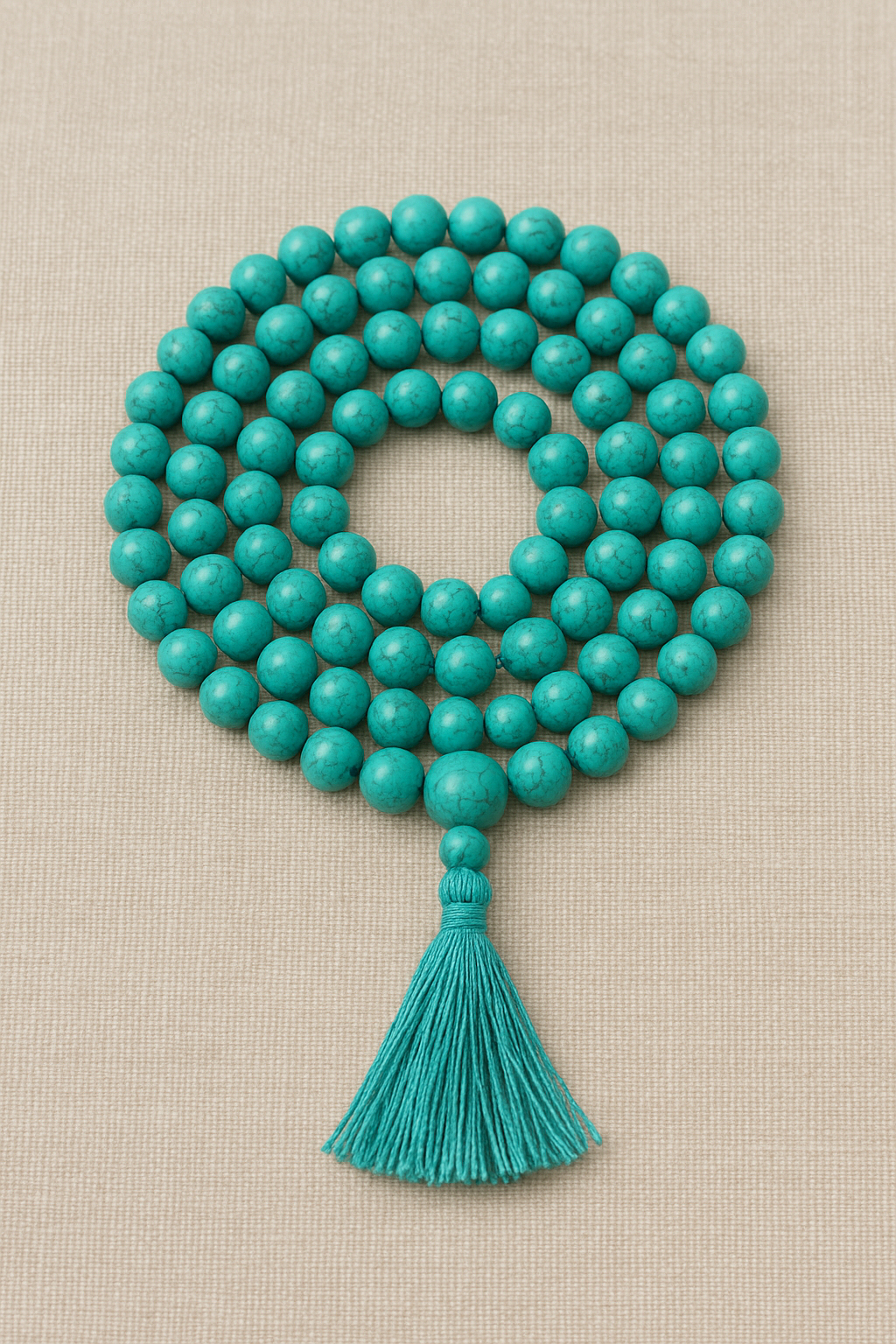 Turquoise Mala – Healing Energy Beads for Protection & Balance-Lab Certified